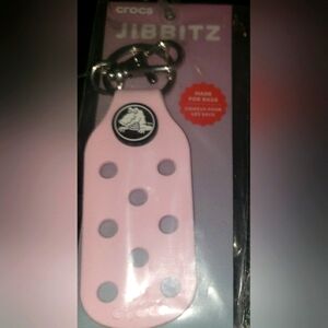 Crocs Pink Jibbitz Bag Charm NIP